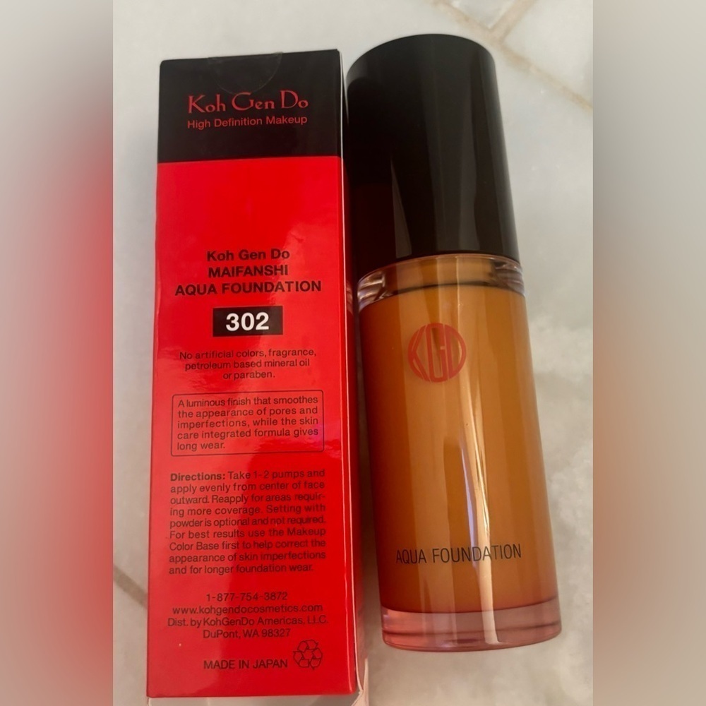 NIB Maifanshi Aqua Foundation 302 - Full Size - Picture 4 of 4